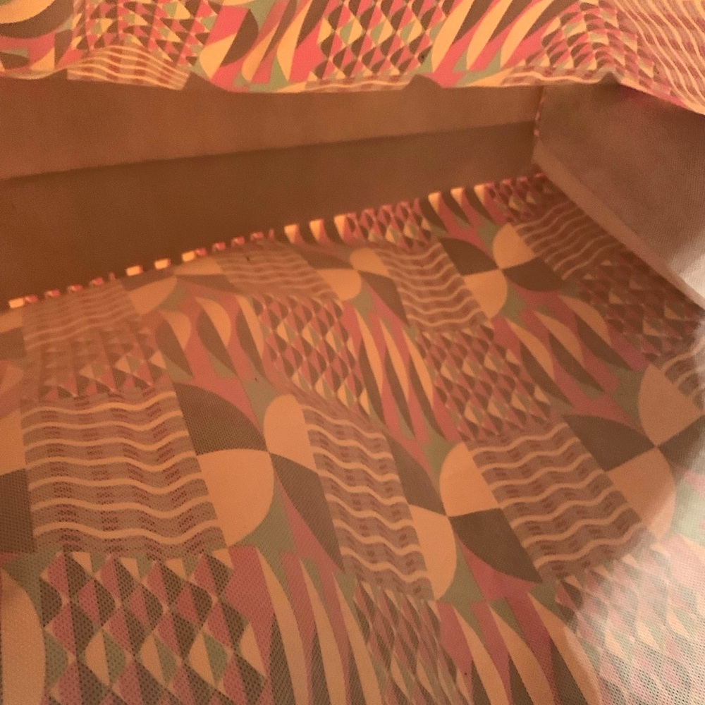 Michael's African Print Tote Bag - Picture 9 of 10